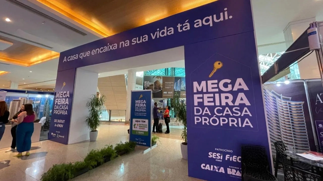 Mega Feira da Casa Própria reúne 12 mil imóveis e oferece financiamento de até 90% em Fortaleza